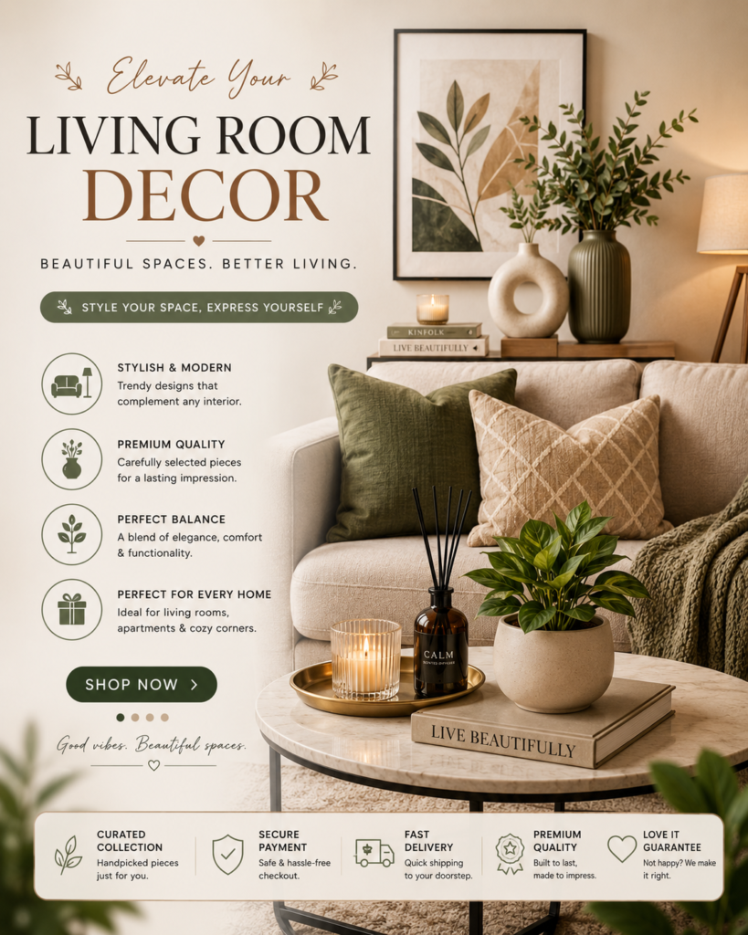 Aesthetic Decoration Items living room decor